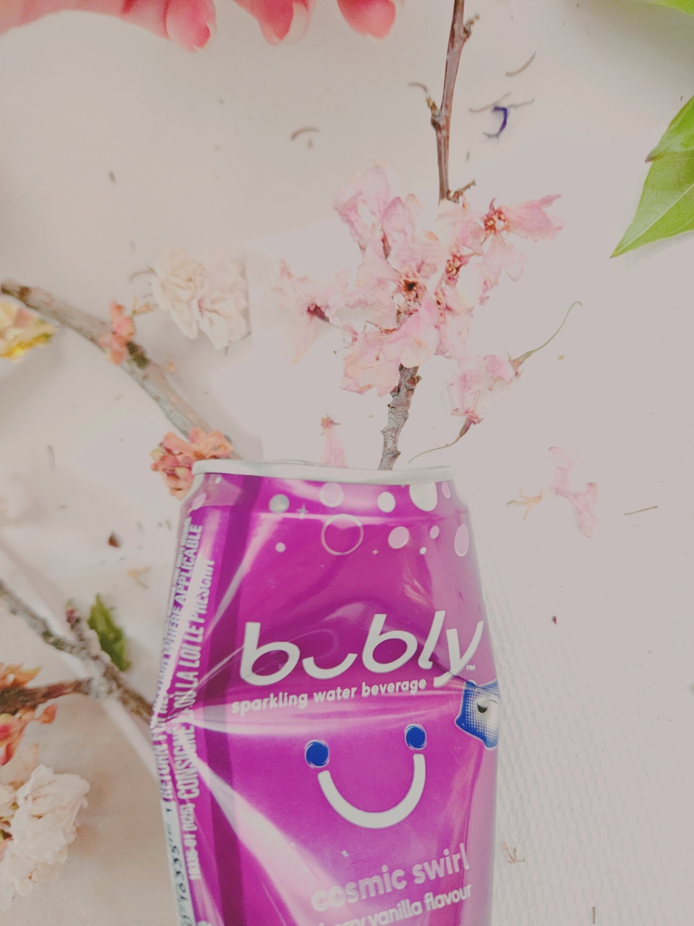 Bubly Sparkling Water Can + Multi Types Of Dry Flowrs Bundle